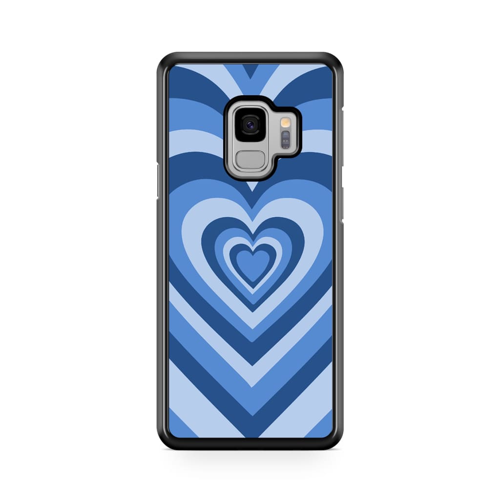 Blue Latte Heart Phone Case - Galaxy S9 - Phone Case