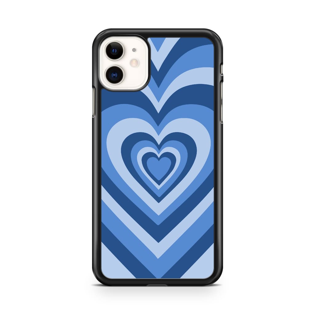 Blue Latte Heart Phone Case - iPhone 11 - Phone Case