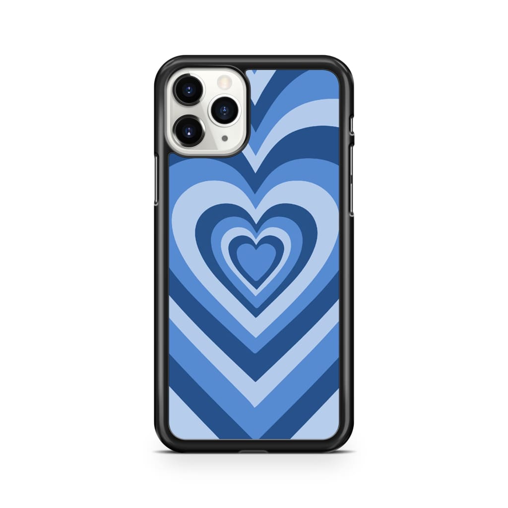 Blue Latte Heart Phone Case - iPhone 11 Pro - Phone Case