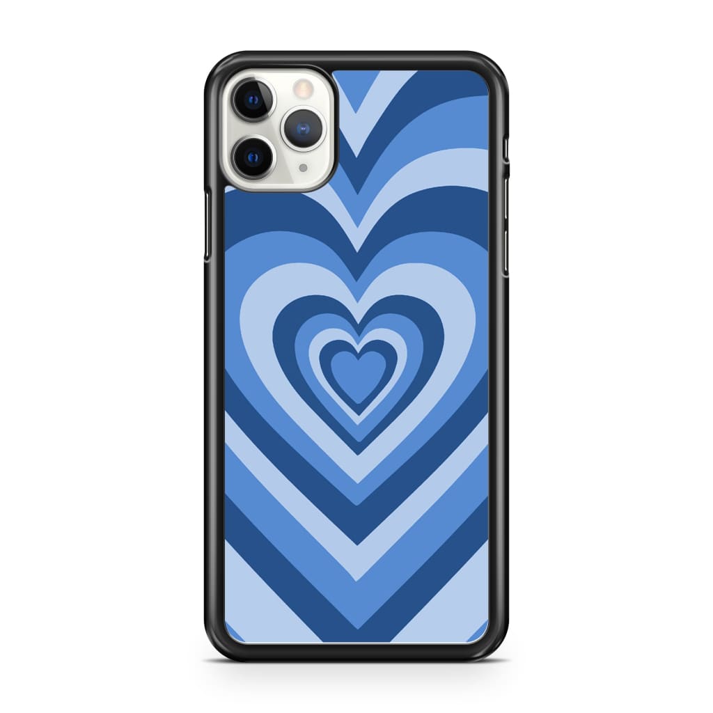 Blue Latte Heart Phone Case - iPhone 11 Pro Max - Phone Case