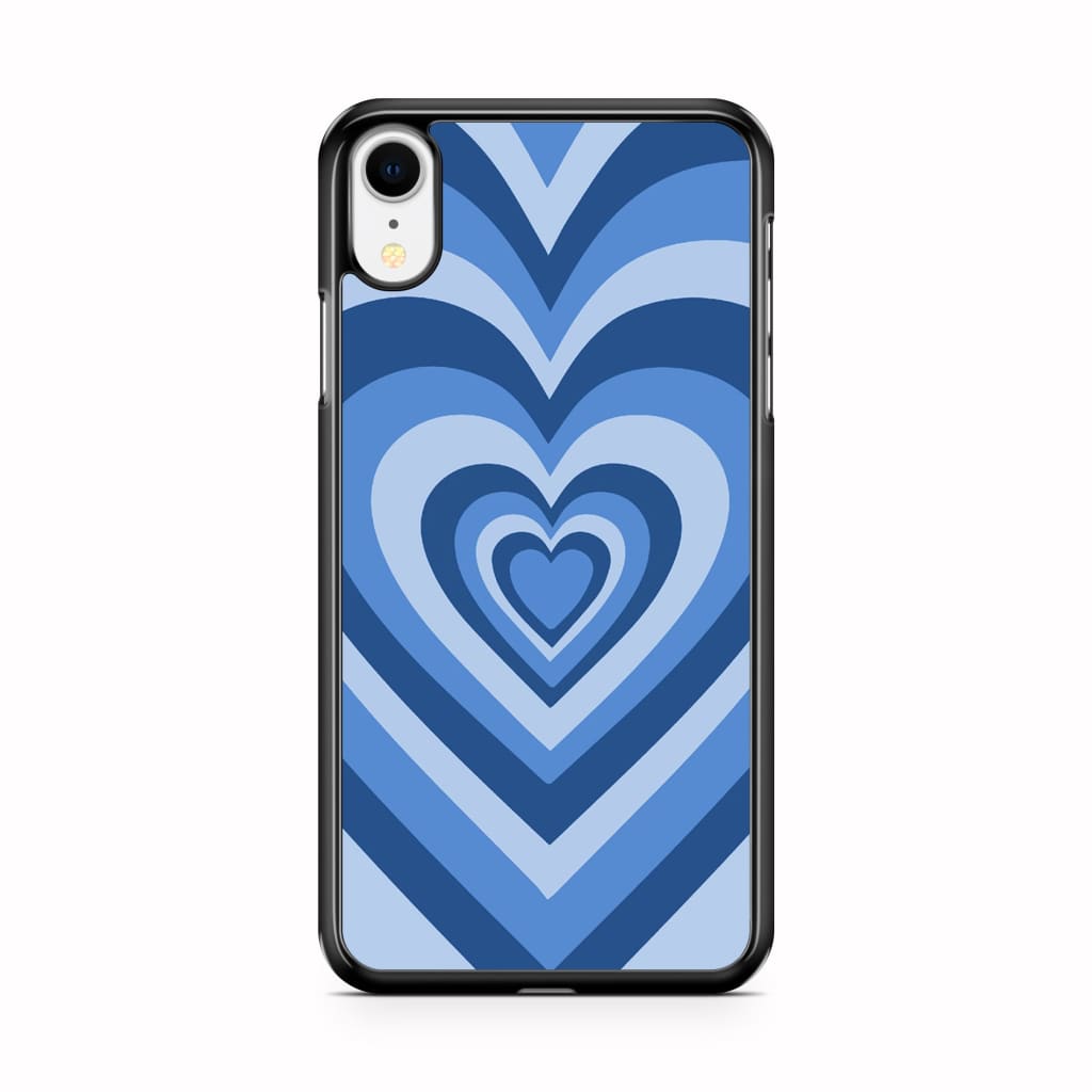 Blue Latte Heart Phone Case - iPhone XR - Phone Case