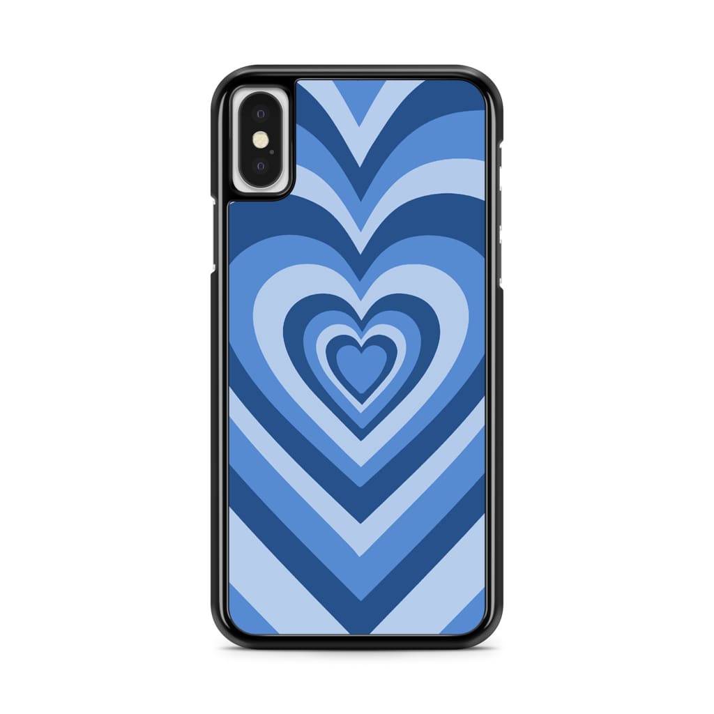 Blue Latte Heart Phone Case - iPhone X/XS - Phone Case