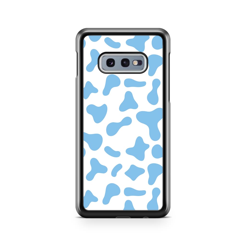 Blue Moo Cow Phone Case - Galaxy S10e - Phone Case