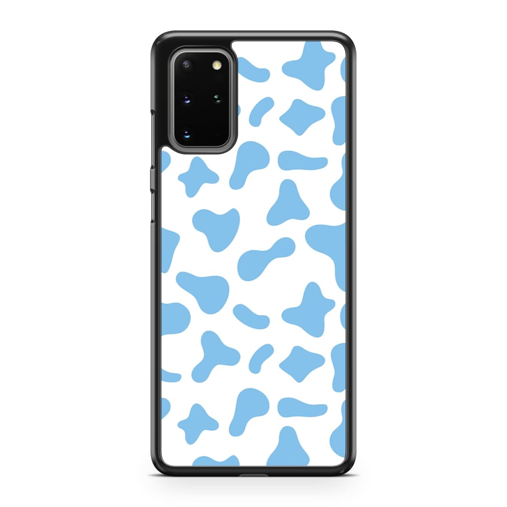 Blue Moo Cow Phone Case - Galaxy S20 Plus - Phone Case