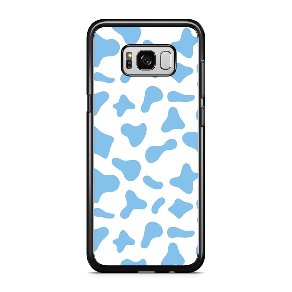 Blue Moo Cow Phone Case - Galaxy S8 - Phone Case