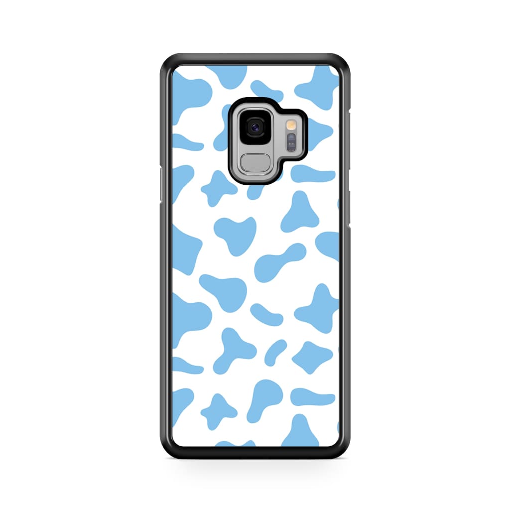 Blue Moo Cow Phone Case - Galaxy S9 - Phone Case