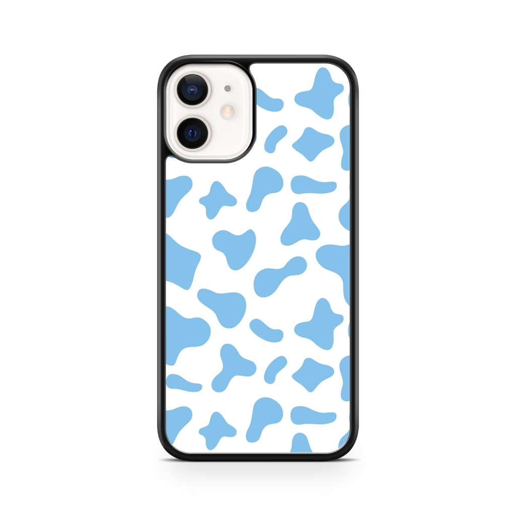 Blue Moo Cow Phone Case - iPhone 12 Mini - Phone Case