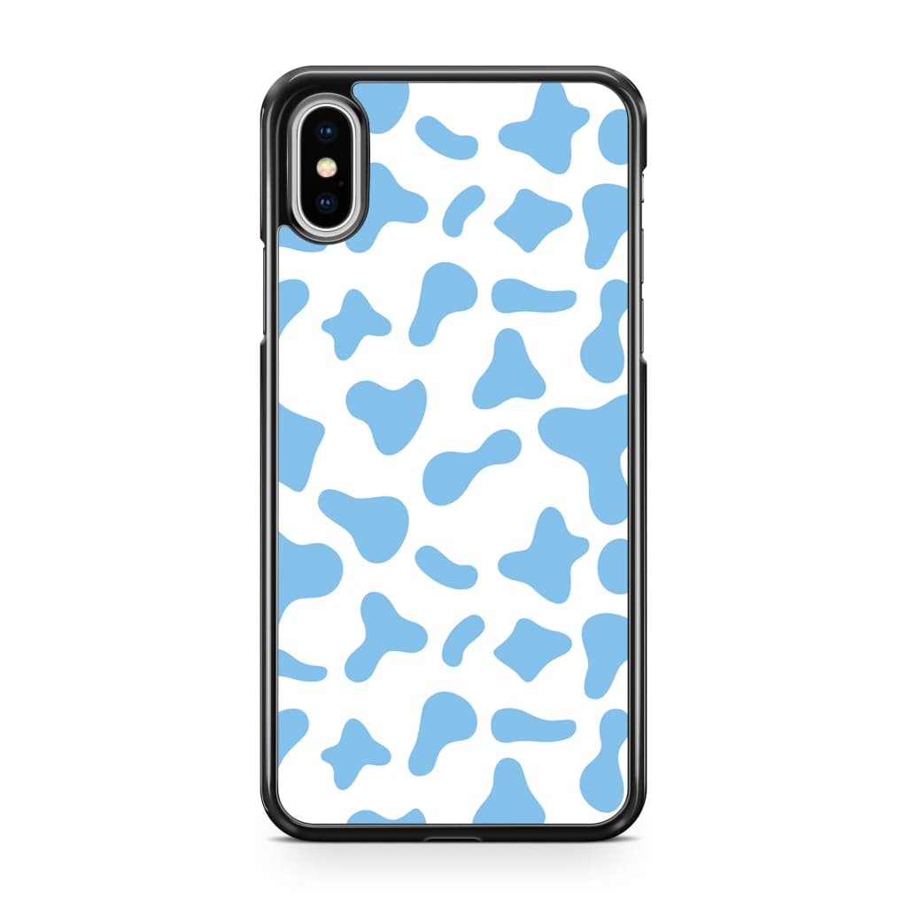Blue Moo Cow Phone Case - iPhone XS Max - Phone Case