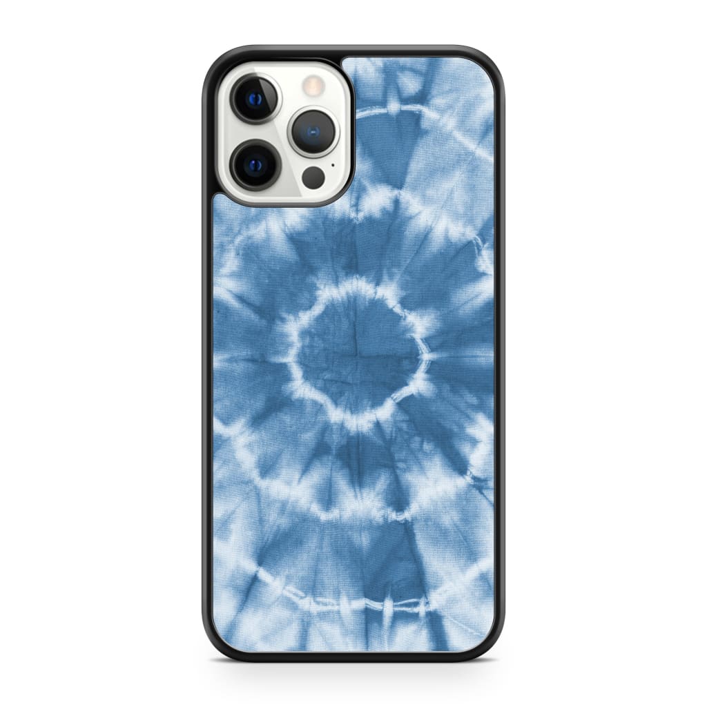 Blue Tie Dye Phone Case - iPhone 12 Pro Max - Phone Case