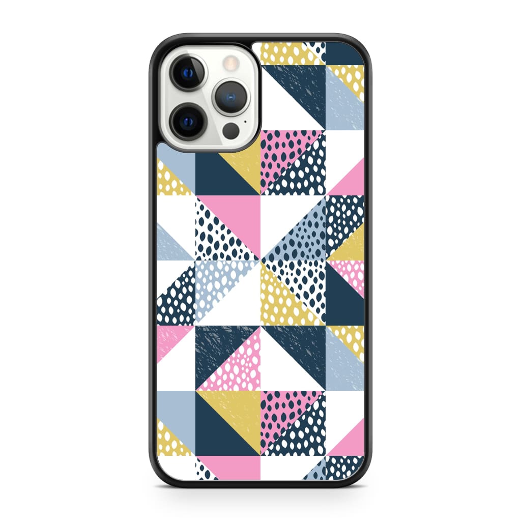 Boho Checkers Phone Case - iPhone 12 Pro Max - Phone Case