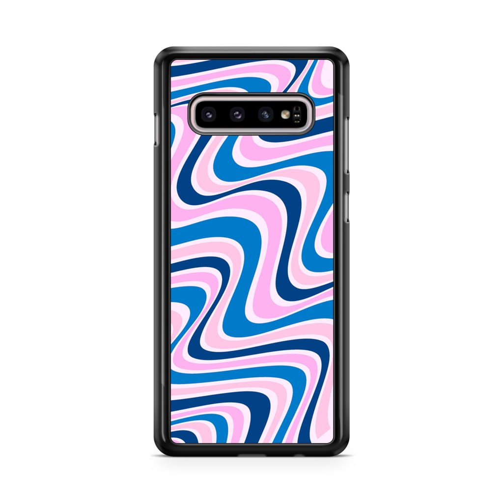 Candycane Retro Waves Phone Case - Galaxy S10 - Phone Case