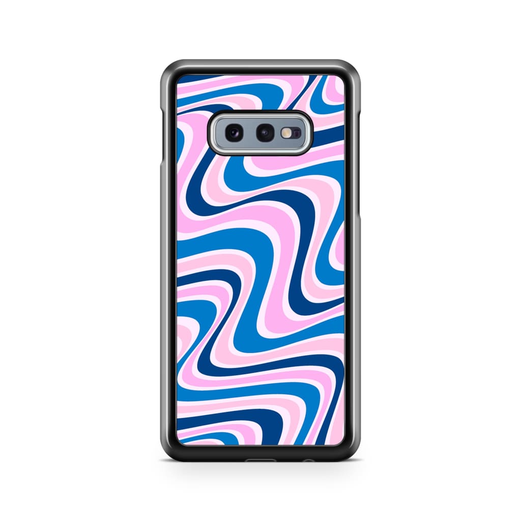 Candycane Retro Waves Phone Case - Galaxy S10e - Phone Case
