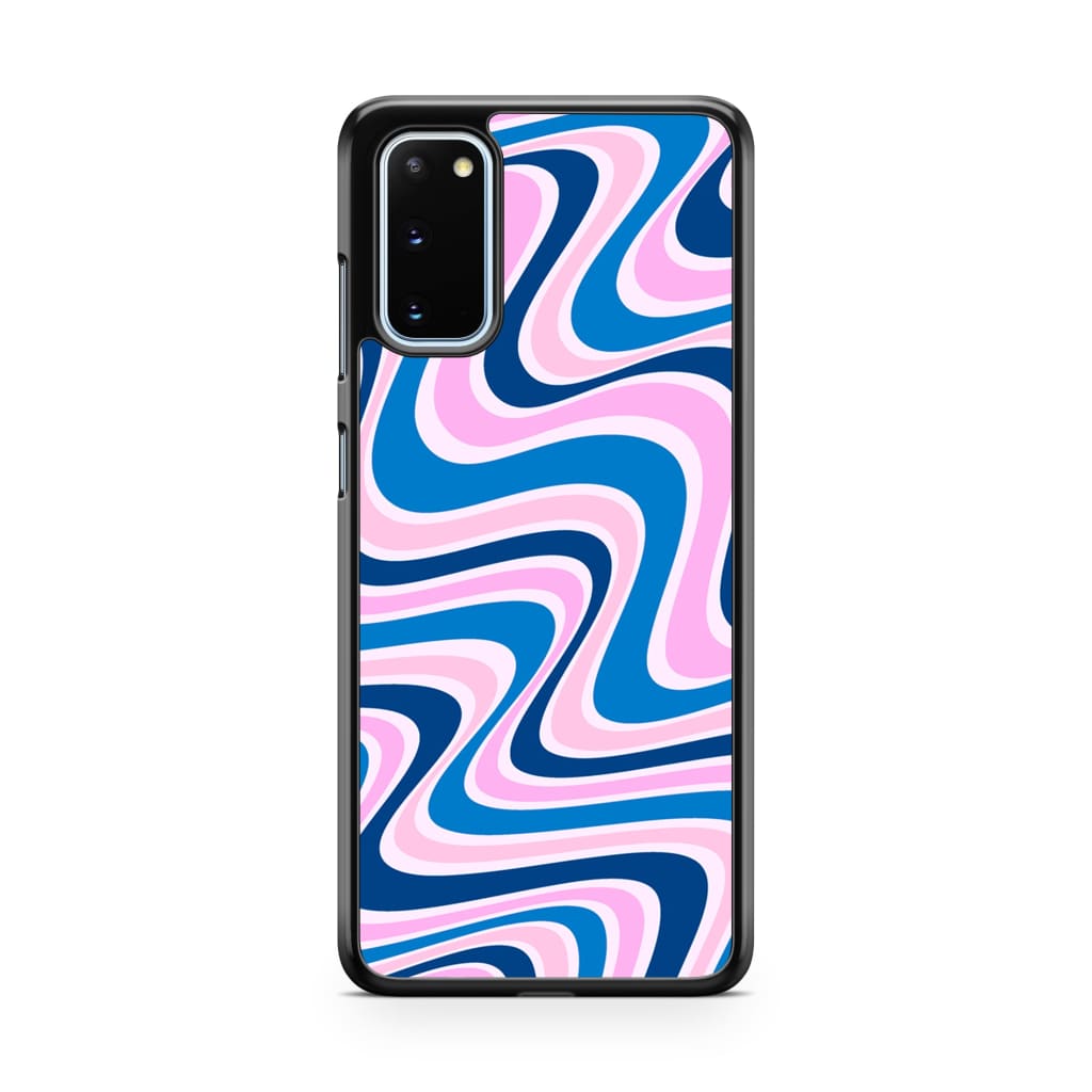 Candycane Retro Waves Phone Case - Galaxy S20 - Phone Case