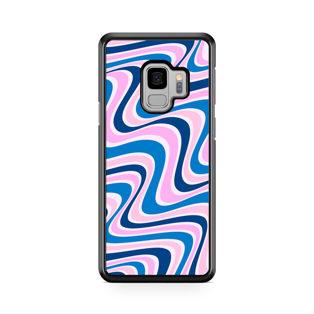 Candycane Retro Waves Phone Case - Galaxy S9 - Phone Case