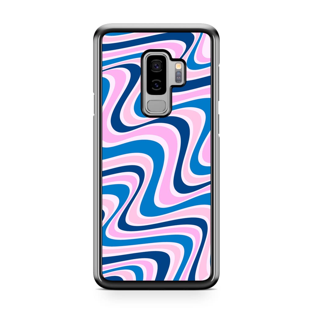 Candycane Retro Waves Phone Case - Galaxy S9 Plus - Phone 