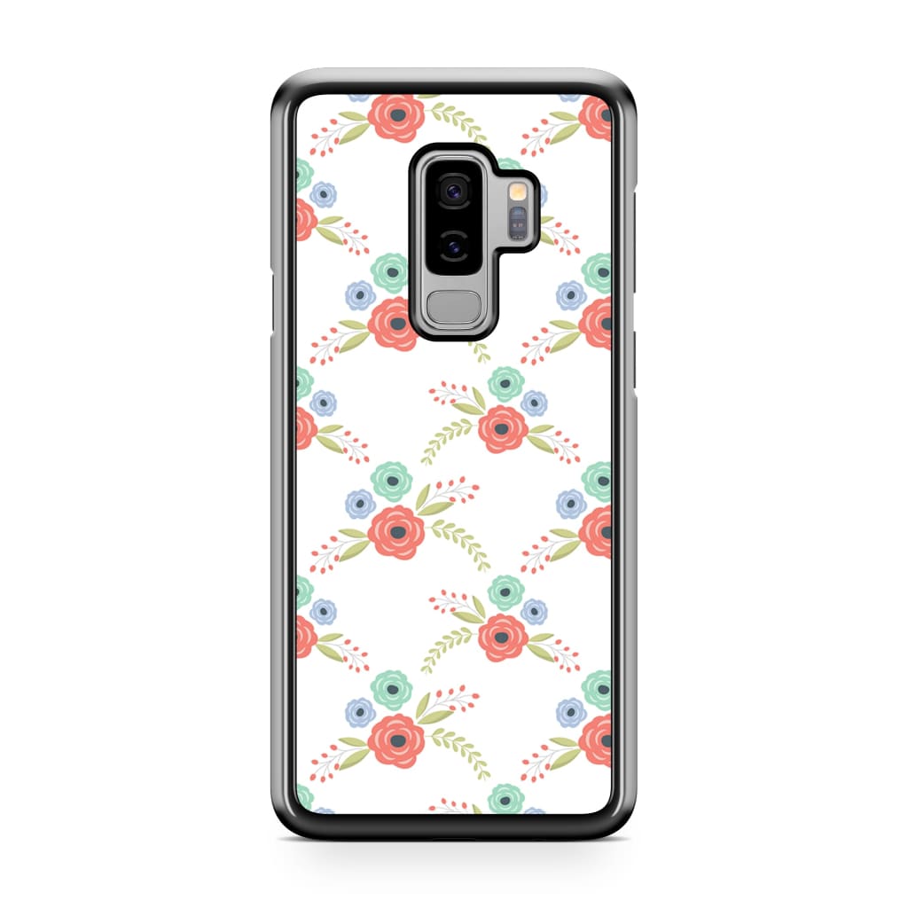 Clementine Bloom Floral Phone Case - Galaxy S9 Plus - Phone 