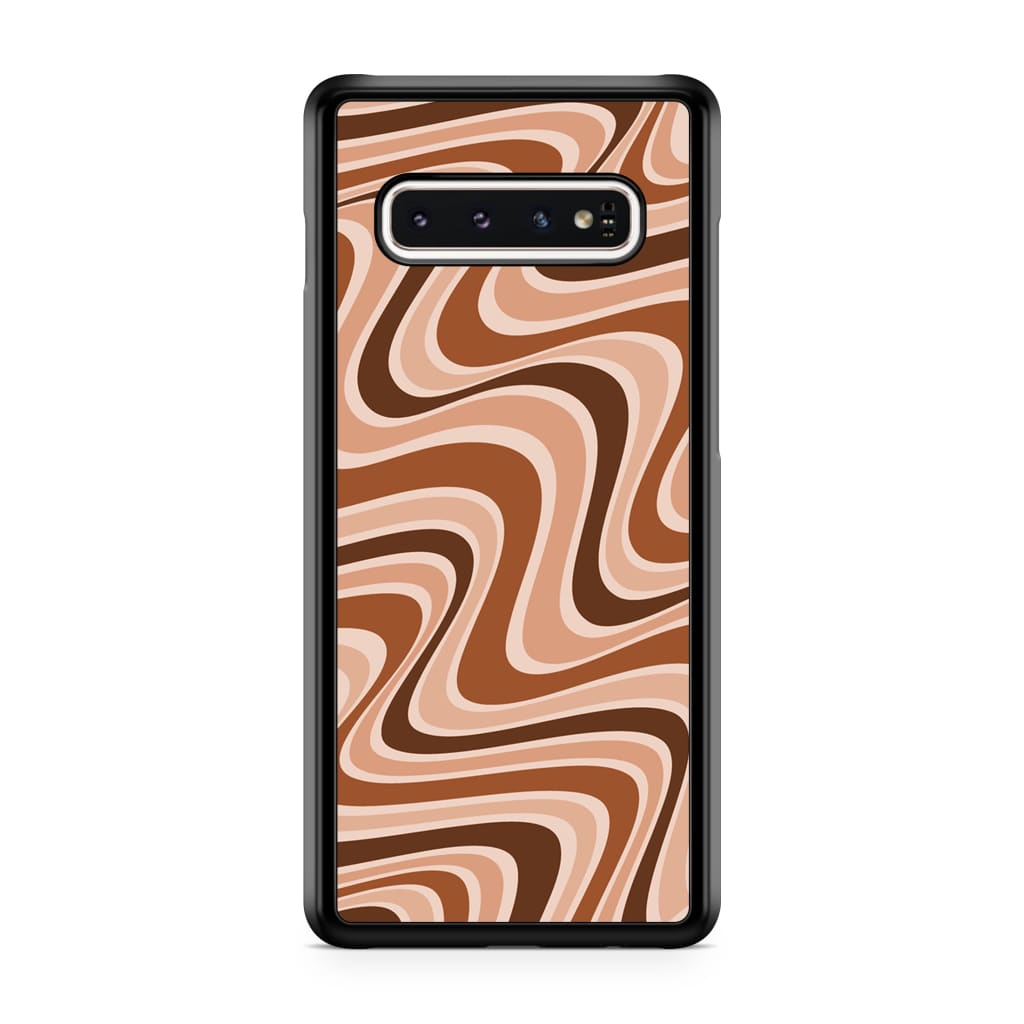 Coffee Retro Waves Phone Case - Galaxy S10 Plus - Phone Case