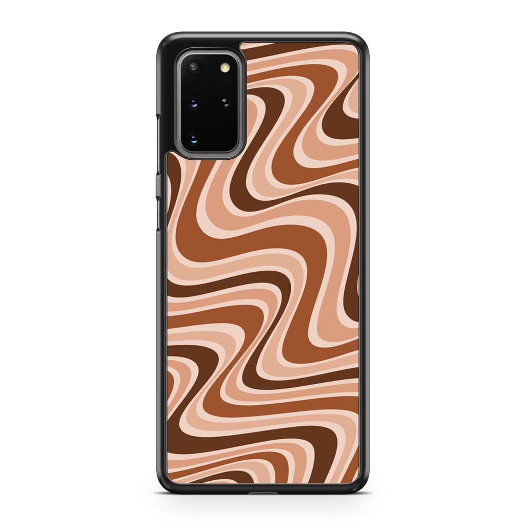 Coffee Retro Waves Phone Case - Galaxy S20 Plus - Phone Case