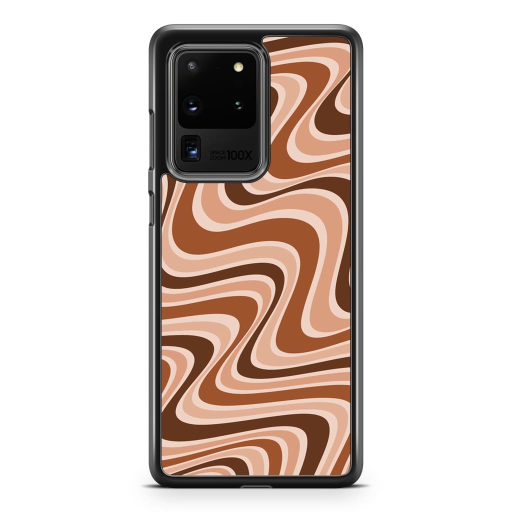 Coffee Retro Waves Phone Case - Galaxy S20 Ultra - Phone 