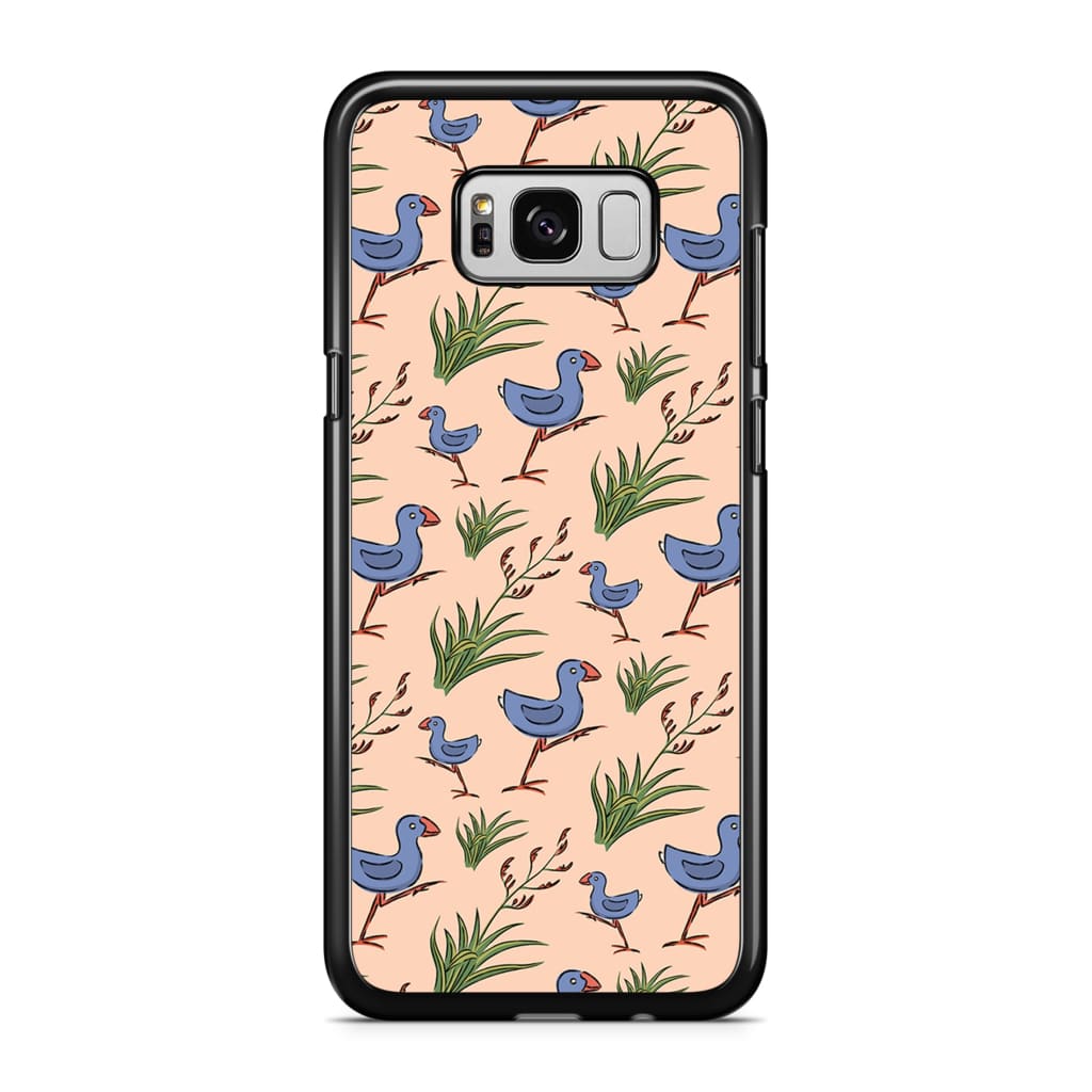 Crazy Pukeko Phone Case - Galaxy S8 - Phone Case
