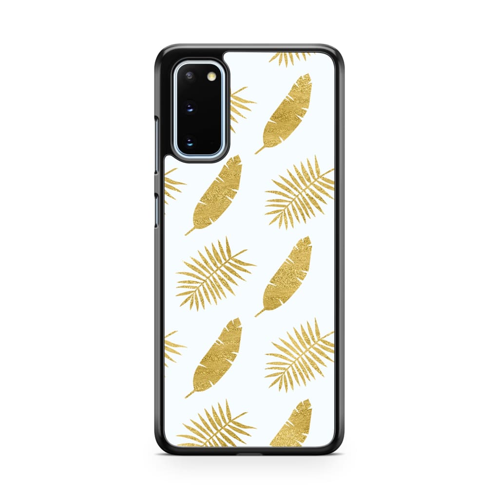 Gold Leaves Phone Case - Galaxy S20 - Phone Case