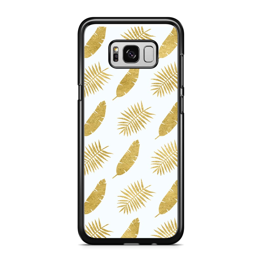 Gold Leaves Phone Case - Galaxy S8 - Phone Case