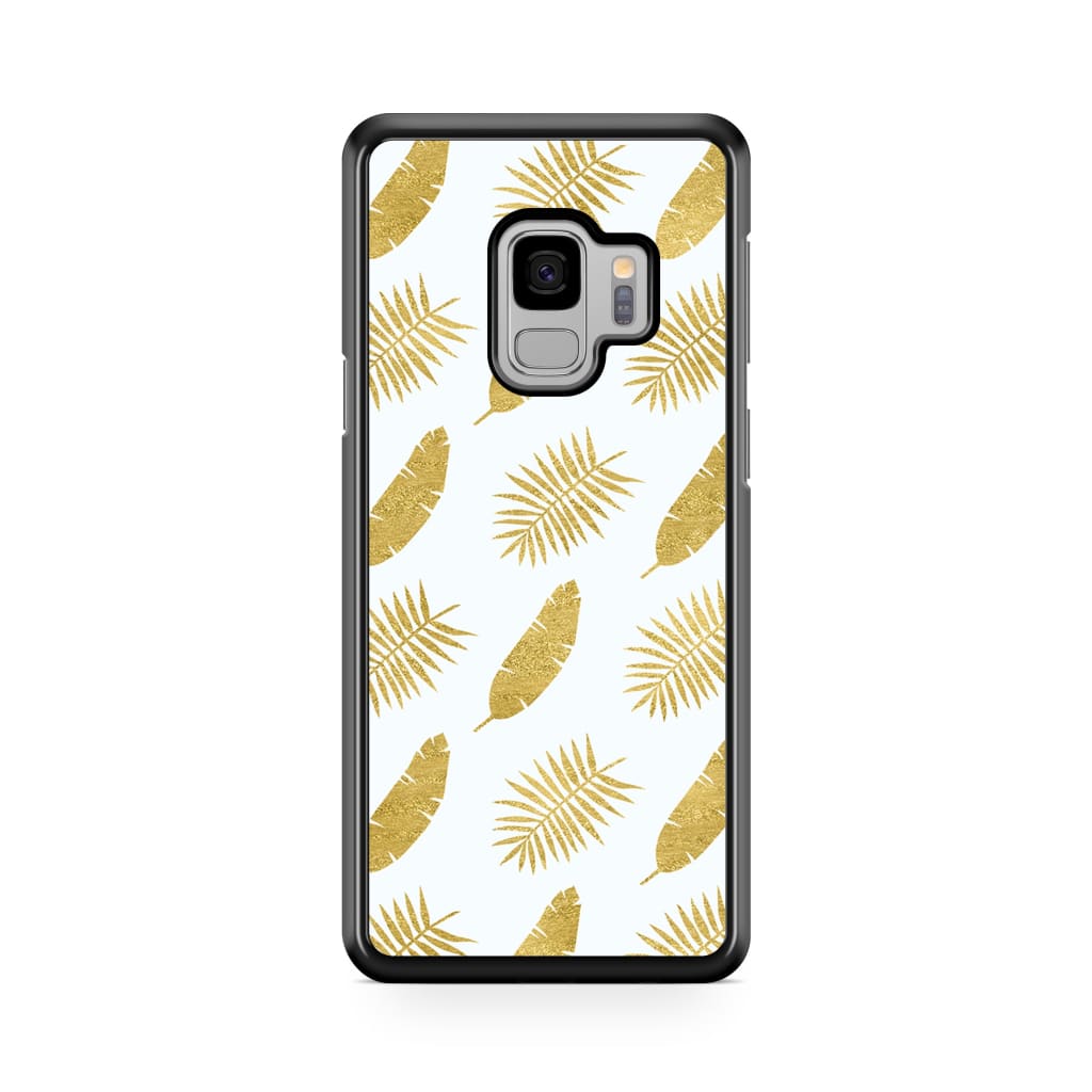 Gold Leaves Phone Case - Galaxy S9 - Phone Case