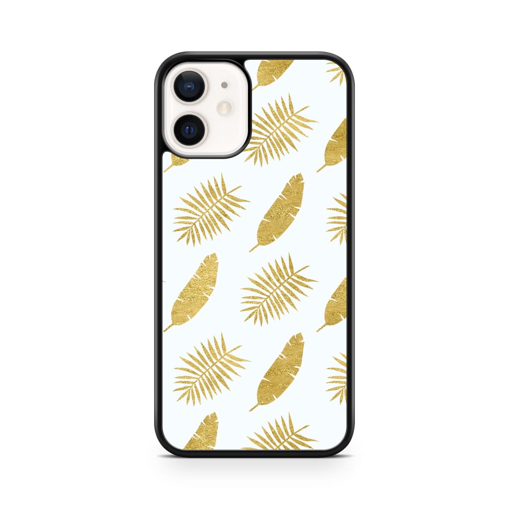 Gold Leaves Phone Case - iPhone 12/12 Pro - Phone Case