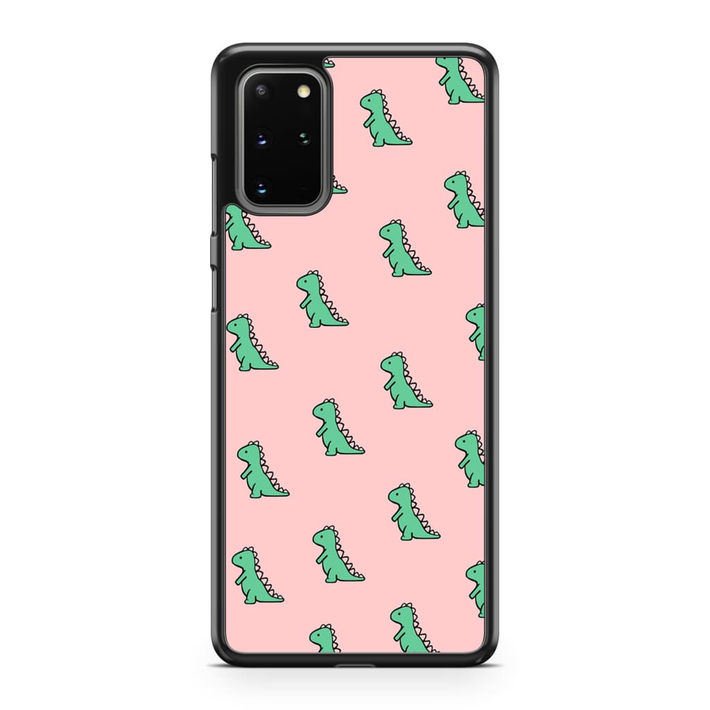 Green Dinosaur Phone Case - Galaxy S20 Plus - Phone Case
