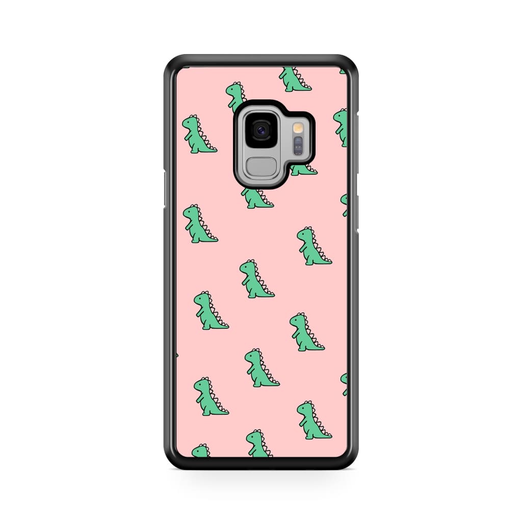 Green Dinosaur Phone Case - Galaxy S9 - Phone Case