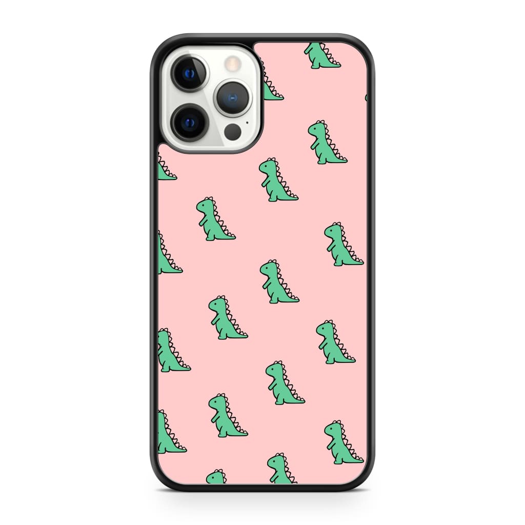 Green Dinosaur Phone Case - iPhone 12 Pro Max - Phone Case