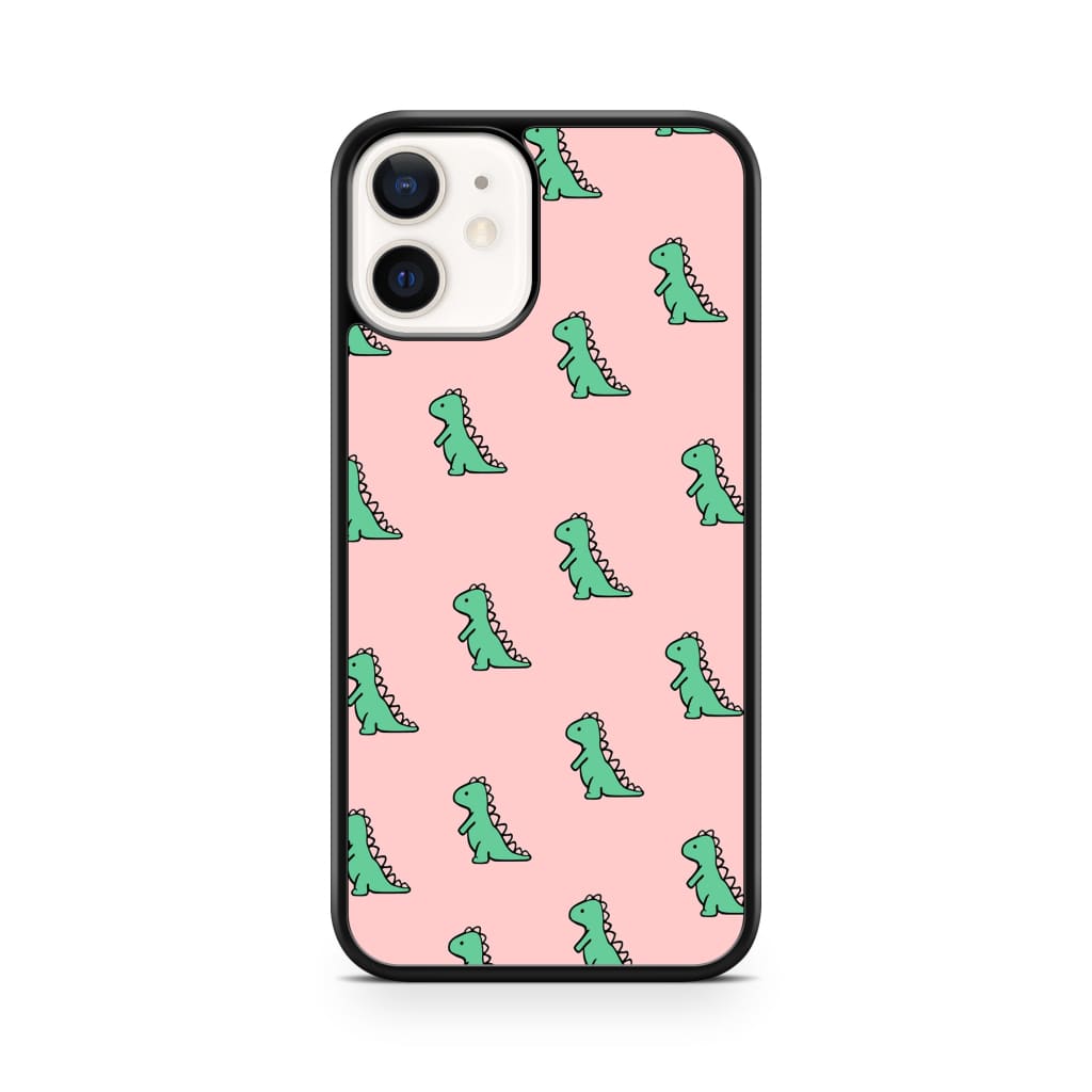 Green Dinosaur Phone Case - iPhone 12/12 Pro - Phone Case