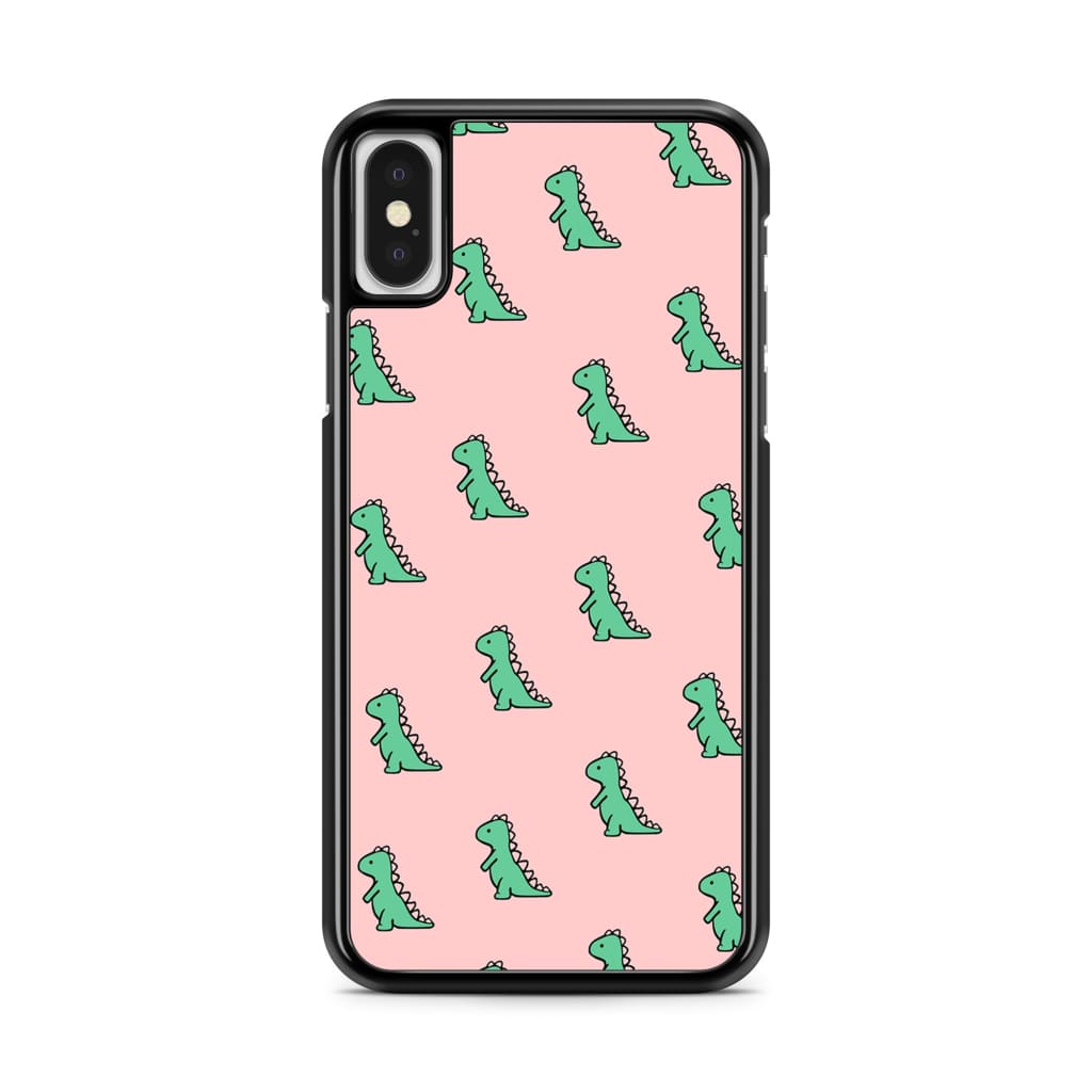 Green Dinosaur Phone Case - iPhone X/XS - Phone Case