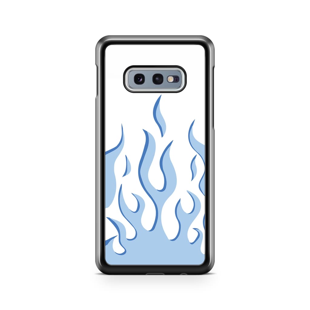 Iris Blue Flame Phone Case - Galaxy S10e - Phone Case