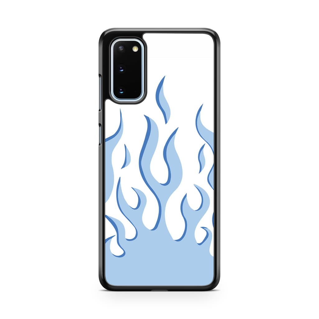 Iris Blue Flame Phone Case - Galaxy S20 - Phone Case
