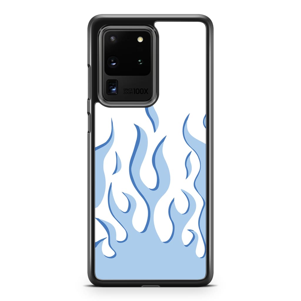 Iris Blue Flame Phone Case - Galaxy S20 Ultra - Phone Case