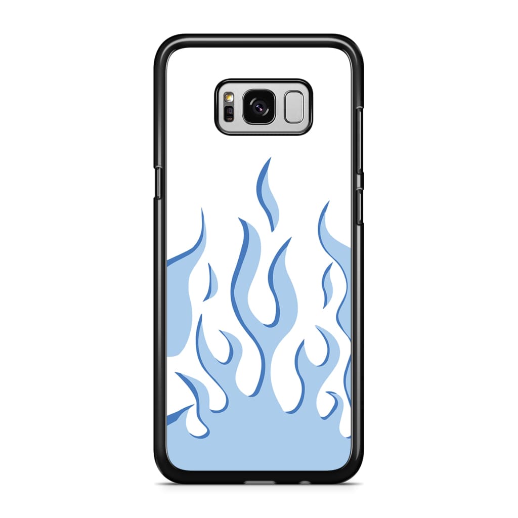 Iris Blue Flame Phone Case - Galaxy S8 - Phone Case