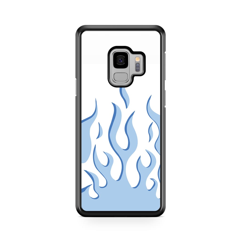 Iris Blue Flame Phone Case - Galaxy S9 - Phone Case
