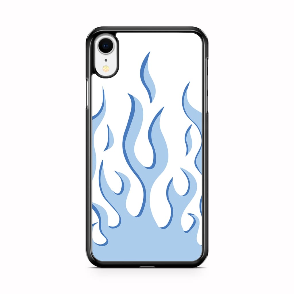Iris Blue Flame Phone Case - iPhone XR - Phone Case