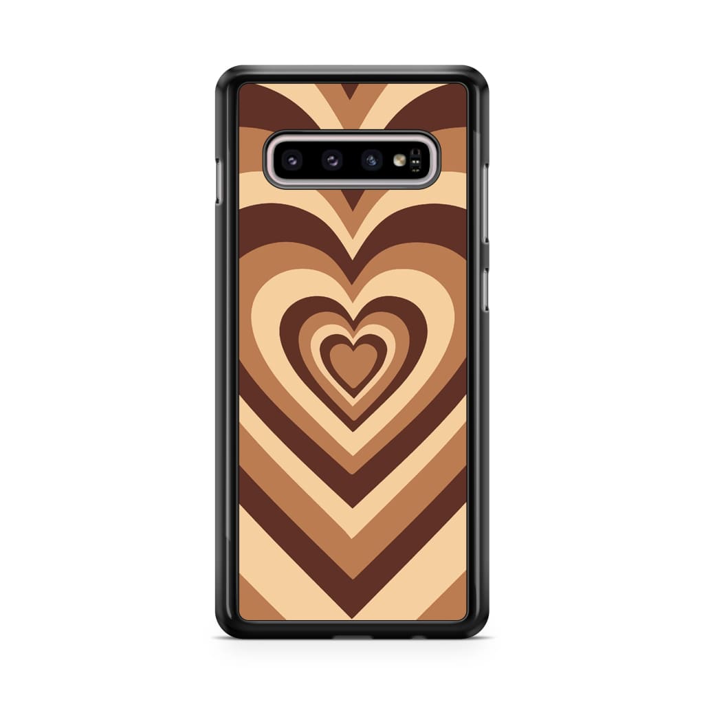 Latte Heart Phone Case - Galaxy S10 - Phone Case