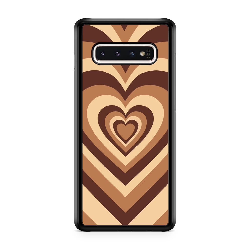 Latte Heart Phone Case - Galaxy S10 Plus - Phone Case