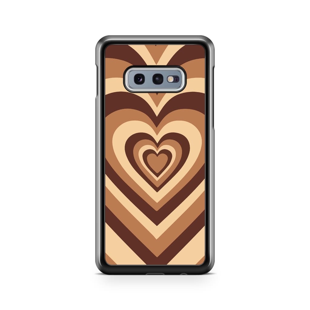 Latte Heart Phone Case - Galaxy S10e - Phone Case