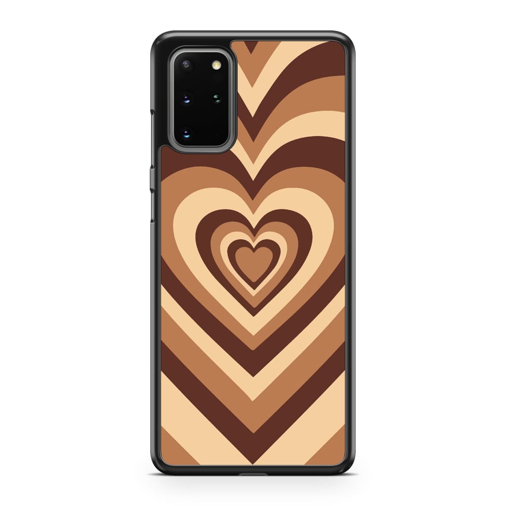 Latte Heart Phone Case - Galaxy S20 Plus - Phone Case