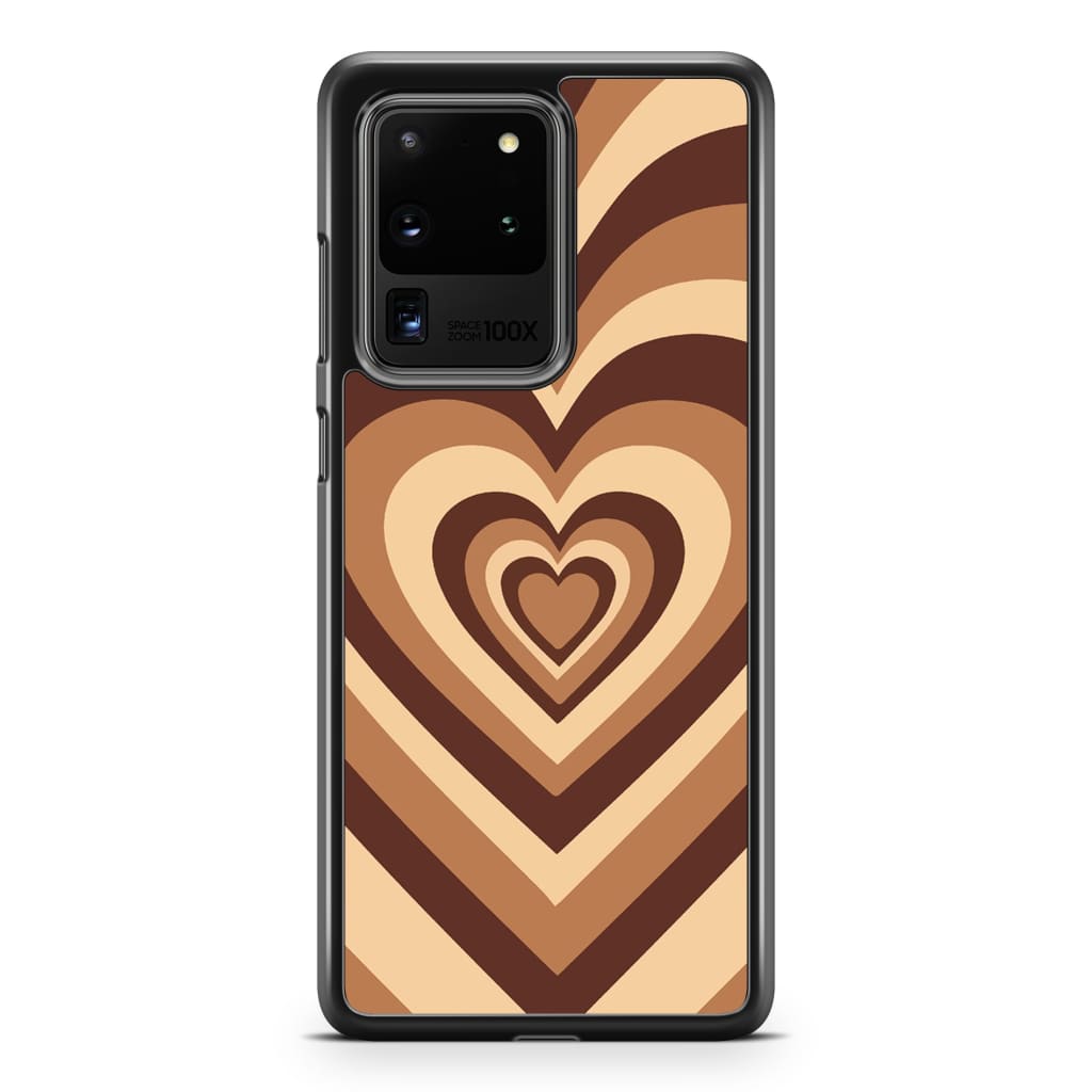 Latte Heart Phone Case - Galaxy S20 Ultra - Phone Case