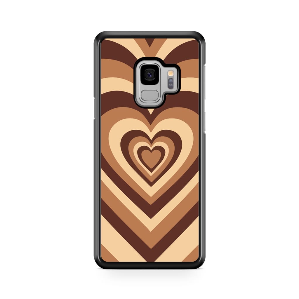Latte Heart Phone Case - Galaxy S9 - Phone Case