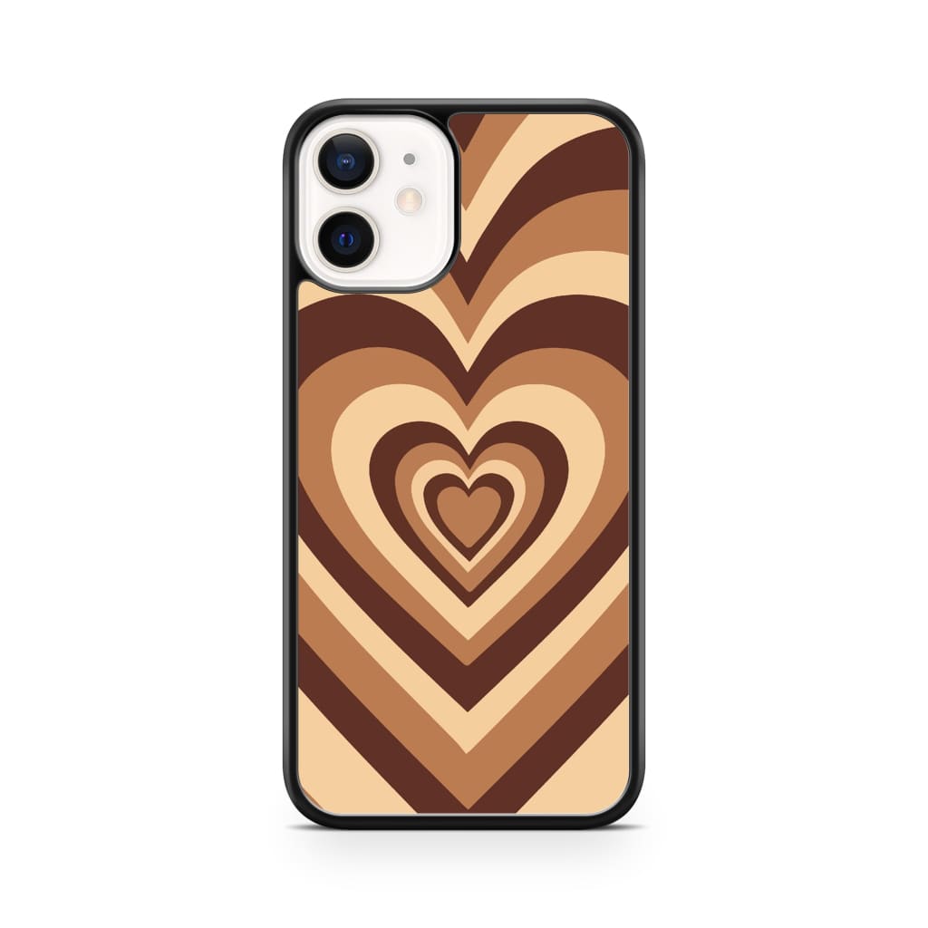 Latte Heart Phone Case - iPhone 12 Mini - Phone Case