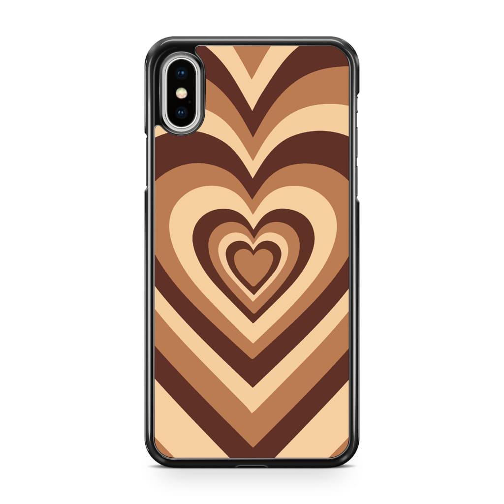 Latte Heart Phone Case - iPhone XS Max - Phone Case