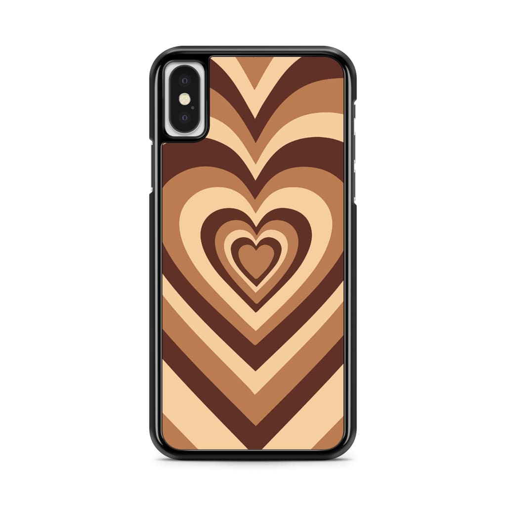Latte Heart Phone Case - iPhone X/XS - Phone Case