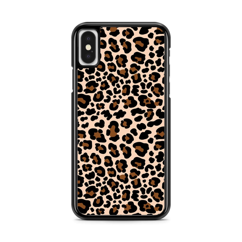 Latte Leopard Phone Case - iPhone X/XS - Phone Case