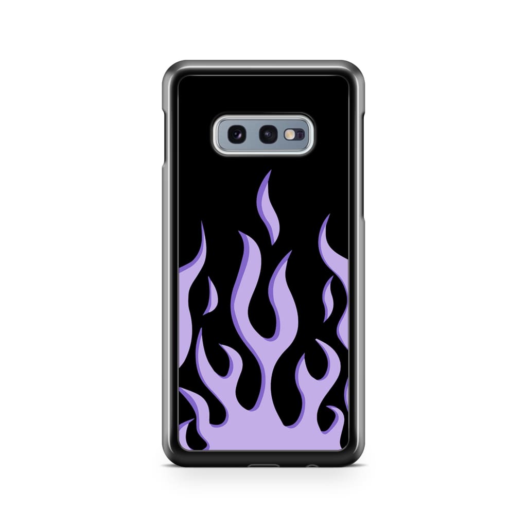 Lavender Flames Phone Case - Galaxy S10e - Phone Case